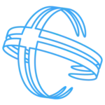 Precicom Sphere cyan outline