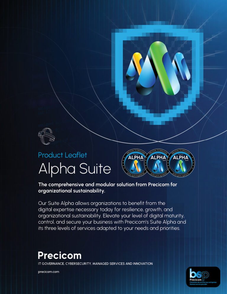 Precicom's Alpha Suite Leaflet